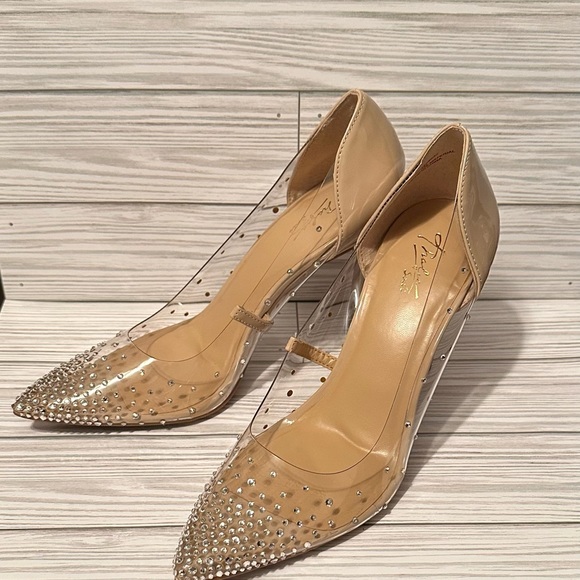 Thalia Sodi Womens Grazella Pointed Toe Classic Pump Translucent Clear Size 9M - Picture 3 of 6
